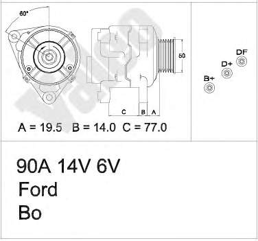 Alternador 437389 VALEO