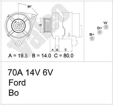 437391 VALEO Alternador de coche