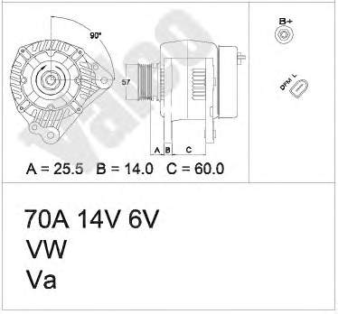 437396 VALEO alternador