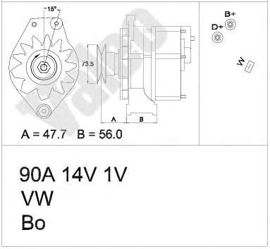 Alternador 437405 VALEO