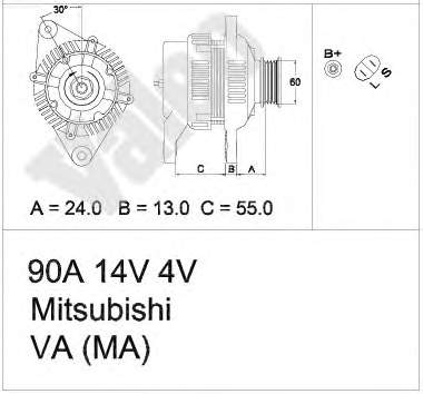 A2T39992 Mitsubishi alternador