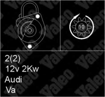 Arrancador VALEO 455933