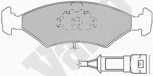 Pastillas de freno delanteras Ford Fiesta GFJ