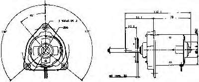 Motor ventilador del radiador 698004 VALEO