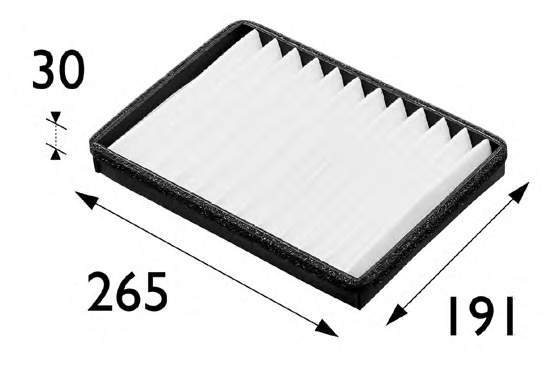 698163 VALEO Filtro antipolen