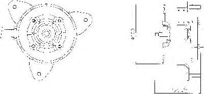 Motor del ventilador de enfriado 125331 Peugeot/Citroen