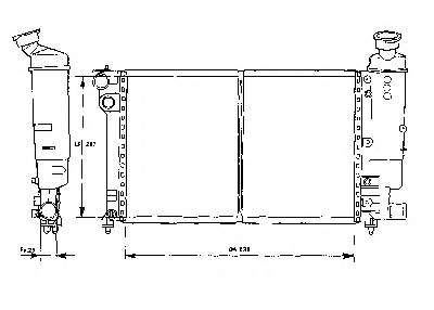 Radiador refrigeración del motor CR467000S Mahle Original