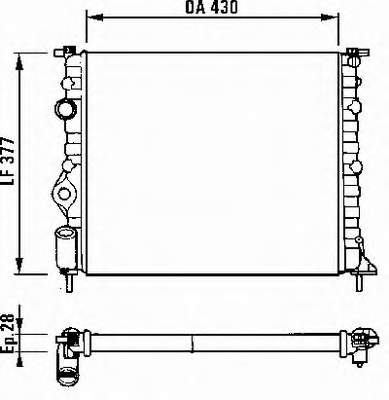 Comprar 7700836301 Renault (RVI) Radiador de auto