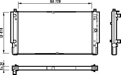 Comprar 731616 VALEO Radiador de auto