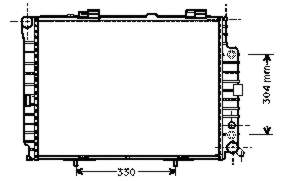 732446 VALEO radiador refrigeración del motor