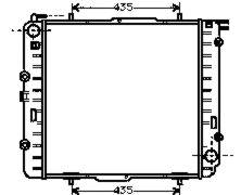 732459 VALEO radiador refrigeración del motor