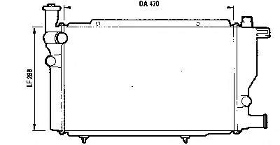 810892 VALEO radiador refrigeración del motor