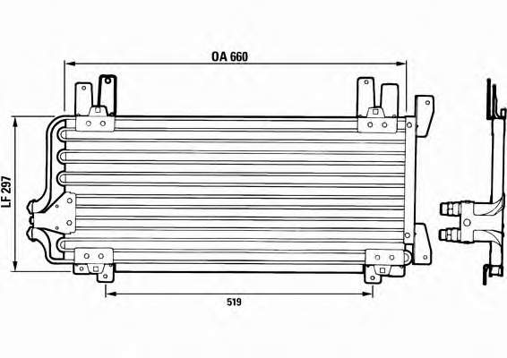 Comprar Condensador de aire acondicionado Renault 19 I B53, C53 a bajo precio