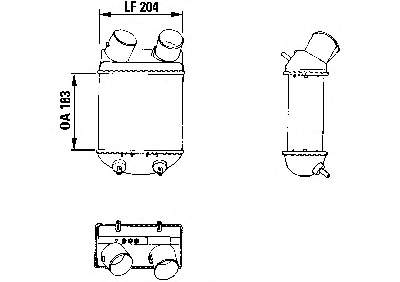 30820 NRF Radiador de intercooler