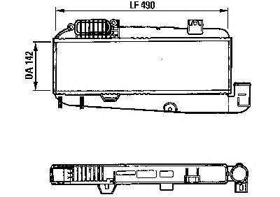 0384F2 Peugeot/Citroen radiador de aire de admisión