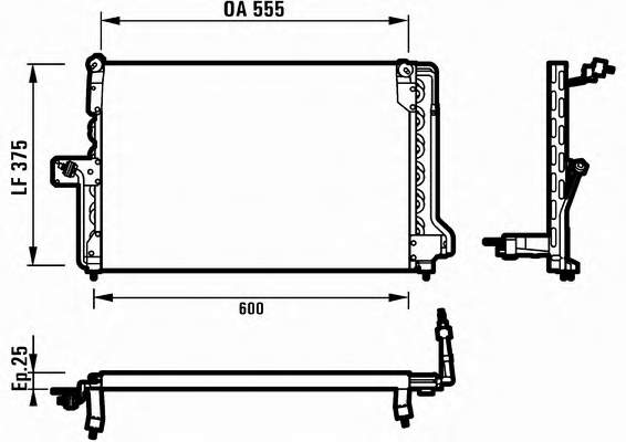 Comprar Condensador de aire acondicionado Opel Astra  53B a bajo precio