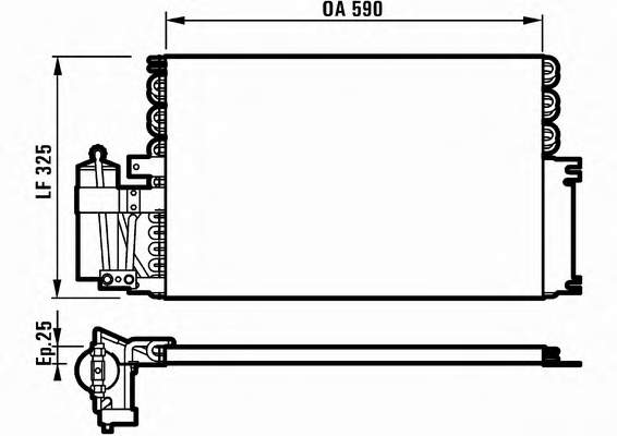 816960 VALEO condensador aire acondicionado