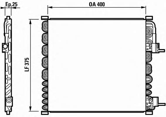 Aire acondicionado capacitor VALEO 817225 precio, desde 43,56 EUR