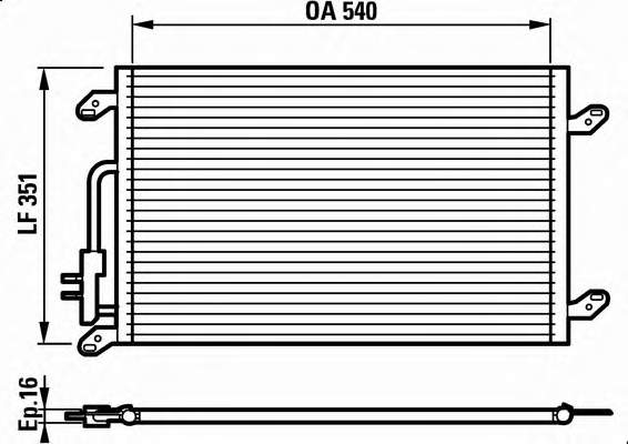 Comprar 300153 ACR Condensador de aire acondicionado