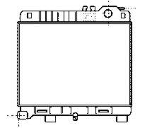 Radiador refrigeración del motor 17111177702 BMW