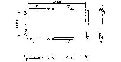 Radiador refrigeración del motor CR618000S Mahle Original