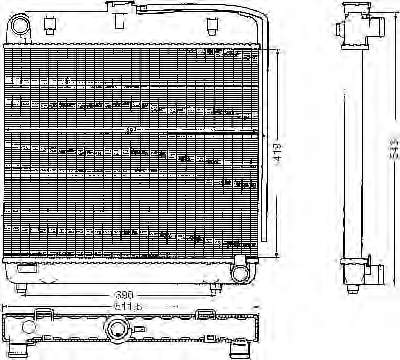 883777 VALEO radiador refrigeración del motor