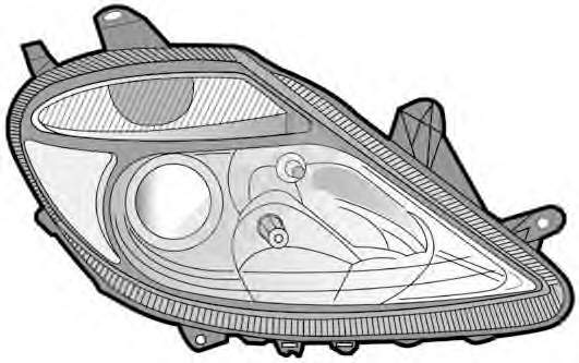 Faro derecho 620616 Peugeot/Citroen