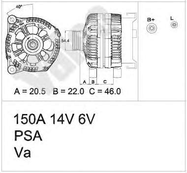 Generador VALEO 437429