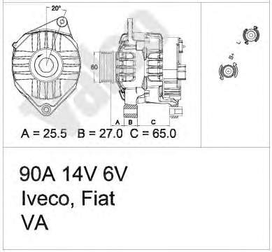 Alternador 437431 VALEO