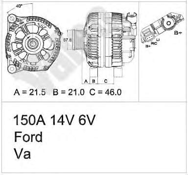 Alternador 437432 VALEO