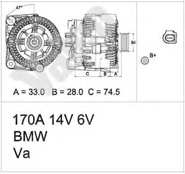 437450 VALEO Alternador de coche