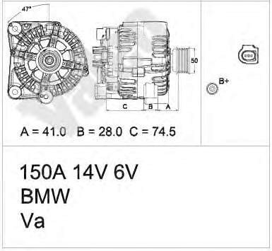 Alternador 437451 VALEO