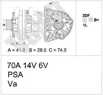 Alternador del motor VALEO 437460 precio, desde 50,82 EUR