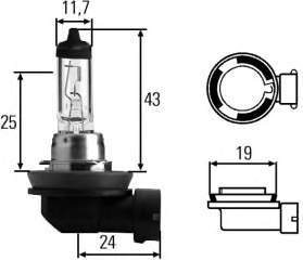 Lámpara halógena HELLA 8GH008356121 precio, desde 8,42 EUR