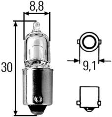 Bombilla 8GH002473151 HELLA