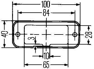 Comprar 2PF961167021 HELLA Luz de gálibo lateral (furgón)