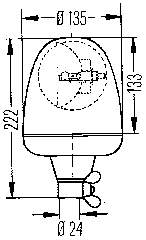 2RL006846001 HELLA baliza intermitente