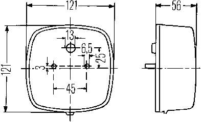 Piloto posterior izquierdo/derecho 2SE002578707 HELLA