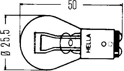 8GD 002 078-011 HELLA bombilla