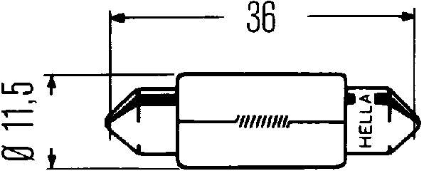Lámpara de luz interior de cabina 8GM002092121 HELLA