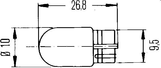 8GP003594125 HELLA lámpara, luz interior/cabina