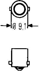 8GP007676121 HELLA Bombilla de cruce