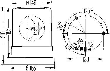 Baliza intermitente A000820695864 Mercedes