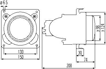 Faro antiniebla izquierdo/derecho (universal) 331095 Diesel Technic