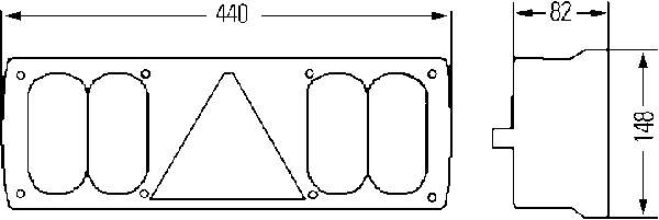 Piloto posterior derecho 2VP340450021 HELLA