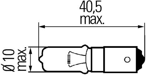Bombilla de luz antiniebla HELLA 8GH008417001