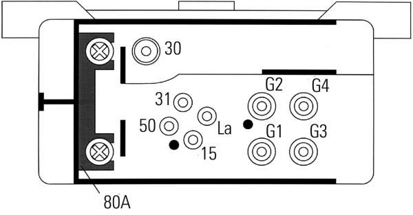 4RV008188001 HELLA relé de bujía de precalentamiento