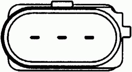 Sensor de posición del cigüeñal 6PU009146331 HELLA