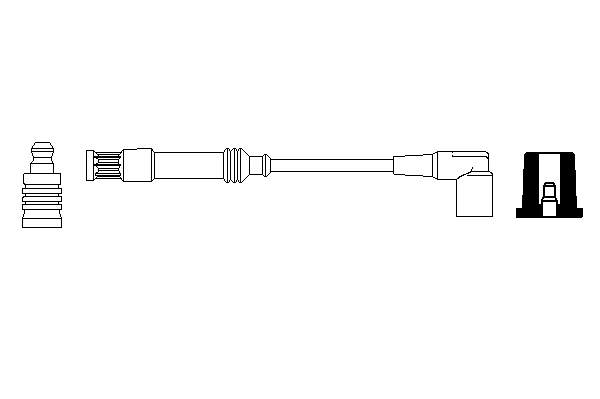 0356912901 Bosch Cables de alta tensión, juego