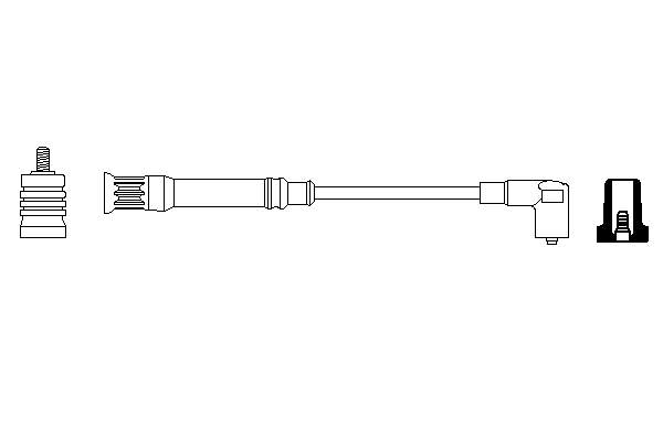 356912940 Bosch cable de encendido, cilindro №5
